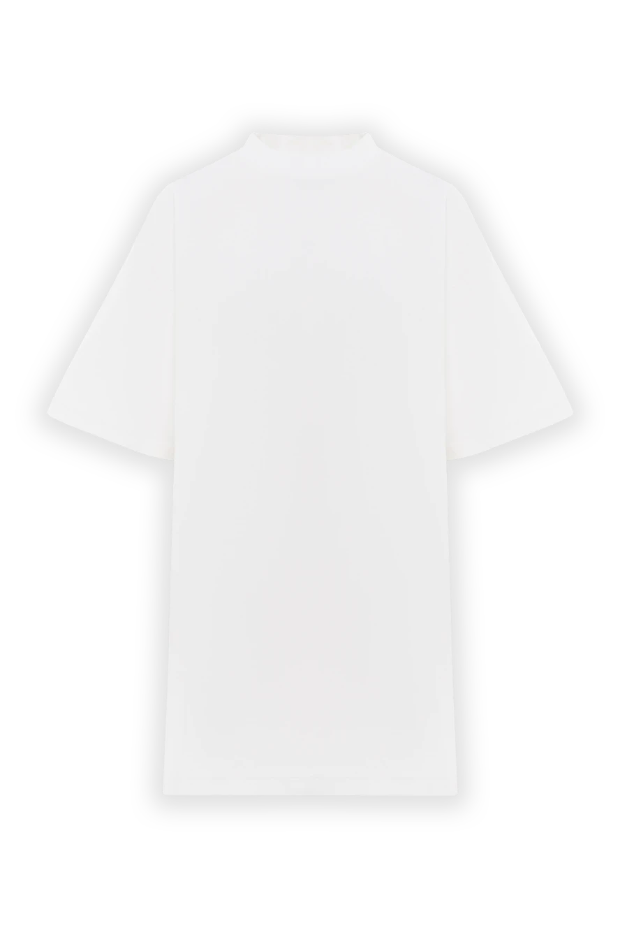 Balenciaga white long t-shirt with printed logo 187145 - photo 1