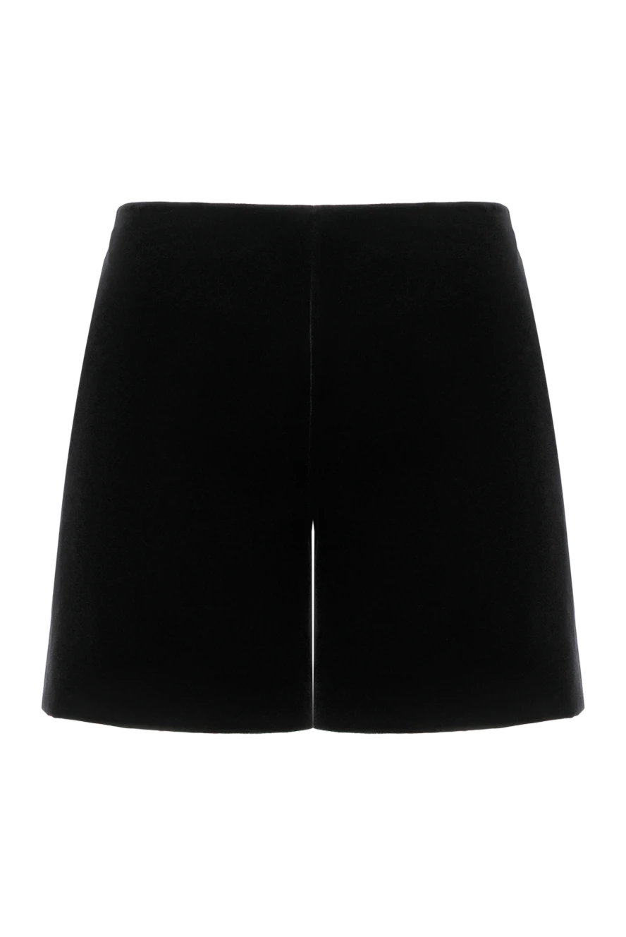 Valentino женские шорты черные с бабочкой на поясе 187209 - фото 1