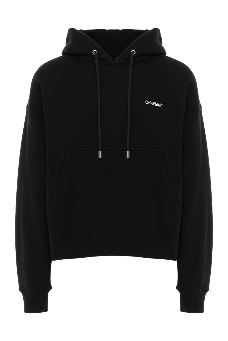 Off-White черное хлопковое худи «windy» с логотипом 187237 - фото 1