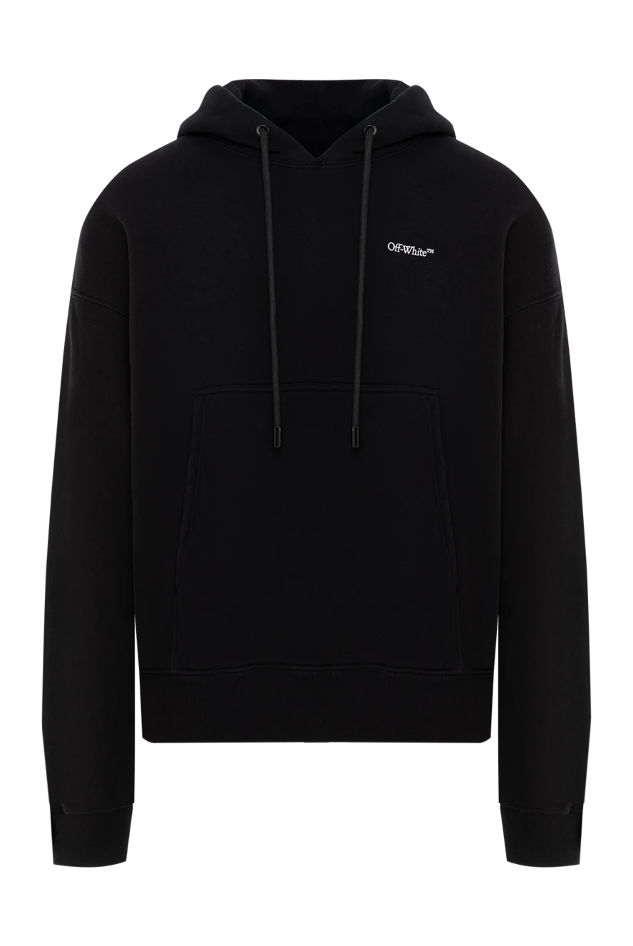 Off-White худи мужское из хлопка с принтом back arrow 187239 - фото 1