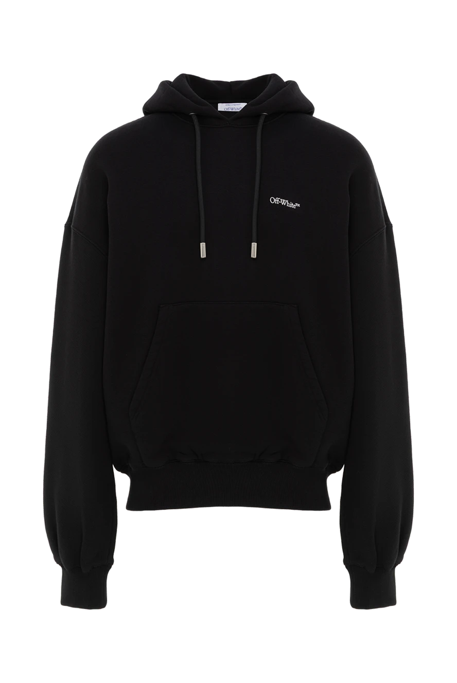 Off-White худи с капюшоном из хлопка с 3d-логотипом и завязками 187240 - фото 1
