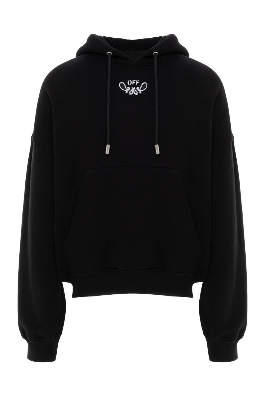 Off-White худи с капюшоном bandana на завязках из хлопка мужское 187246 - фото 1
