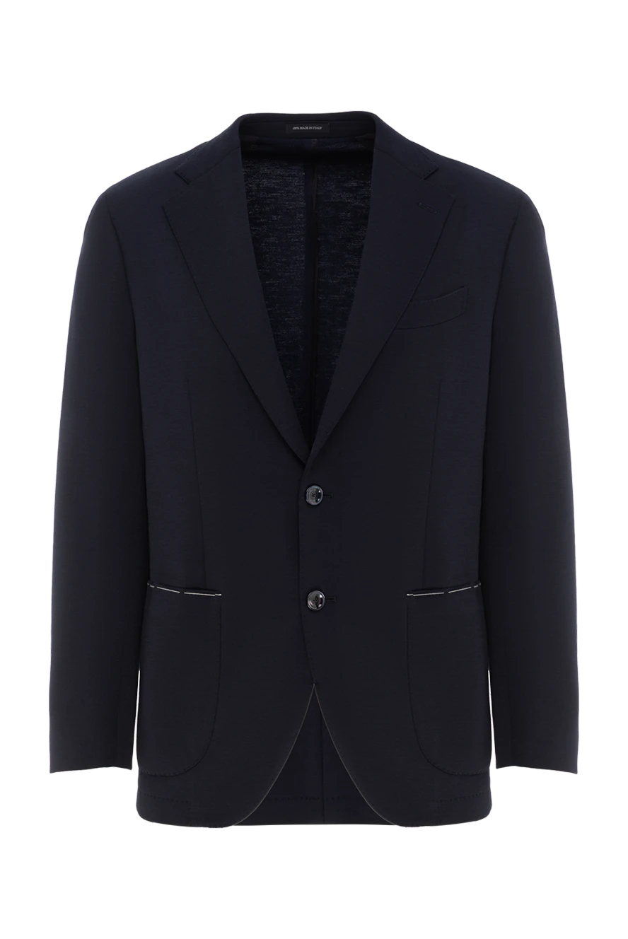 Sartoria Latorre men's dark blue wool blazer with two-button closure
187405 - photo 1