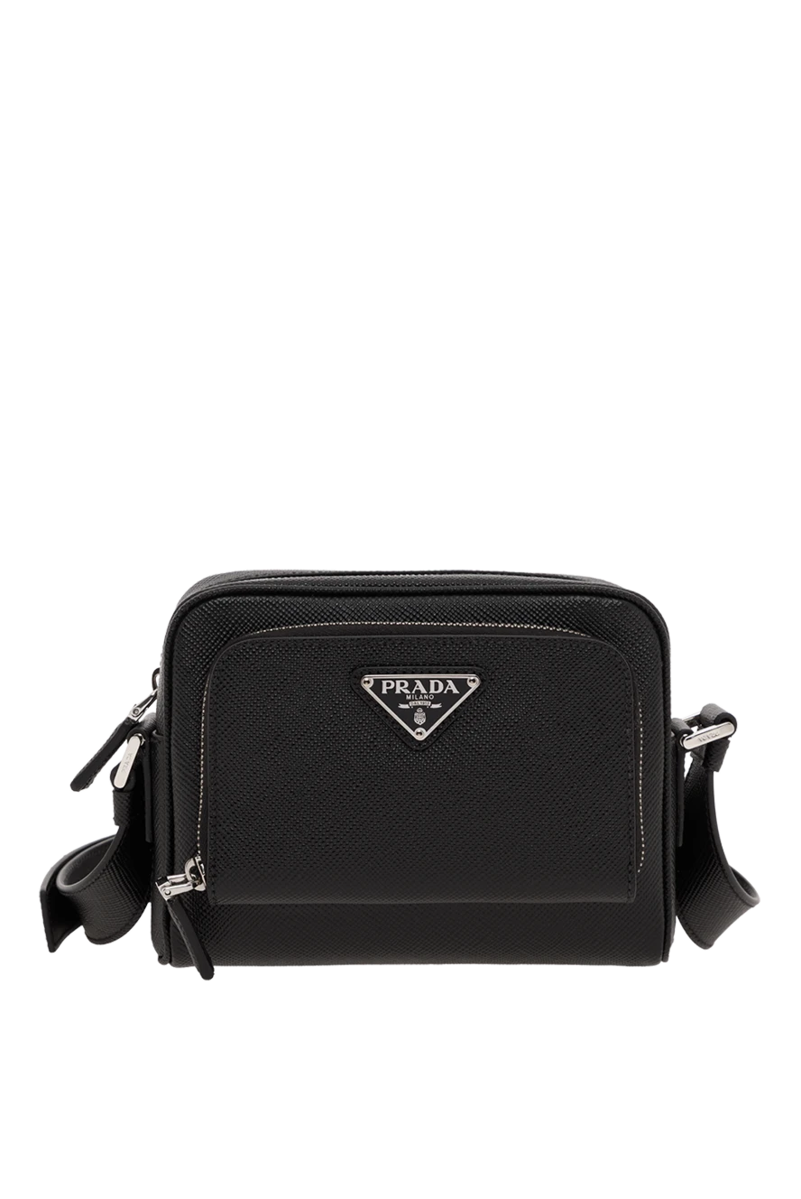 Prada messenger bag with enamel logo in saffiano leather 187464 - photo 1