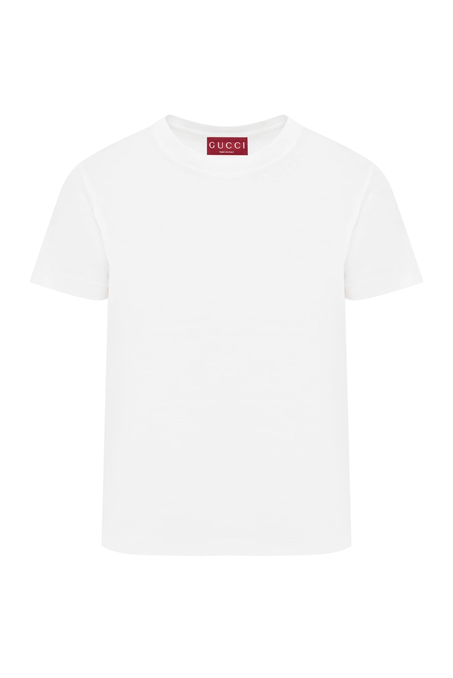Gucci cotton jersey t-shirt with crystals white 187467 - photo 1