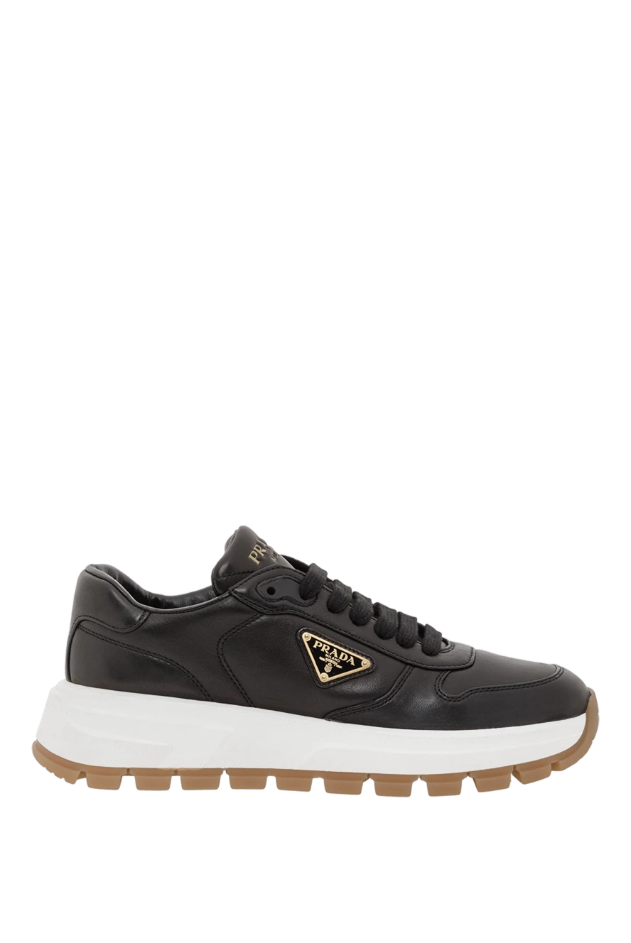 Prada ыңғайлы резеңке табаны бар prax 01 былғары кроссовкалары 187475 - фото 1