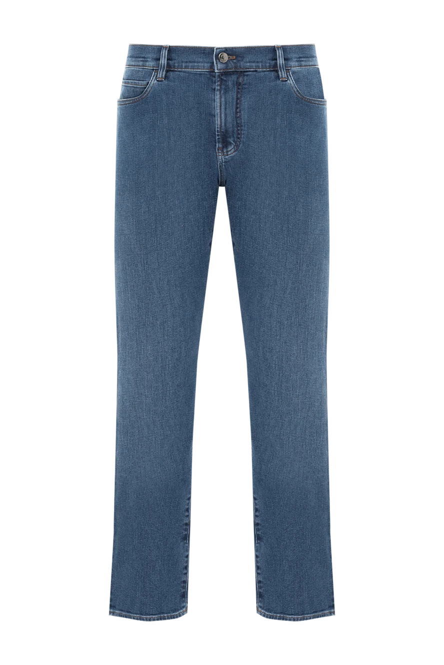 Loro Piana джинсовые брюки прямого кроя quarona голубые 187507 - фото 1