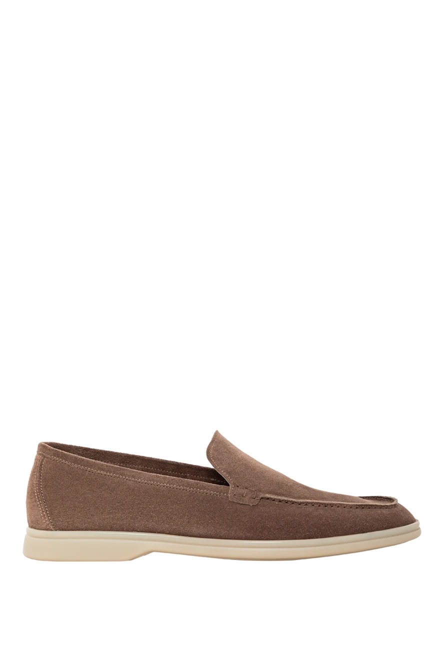 Cesare di Napoli капучино барқыт күдерідегі ақылды кездейсоқ лоферлер 187516 - фото 1