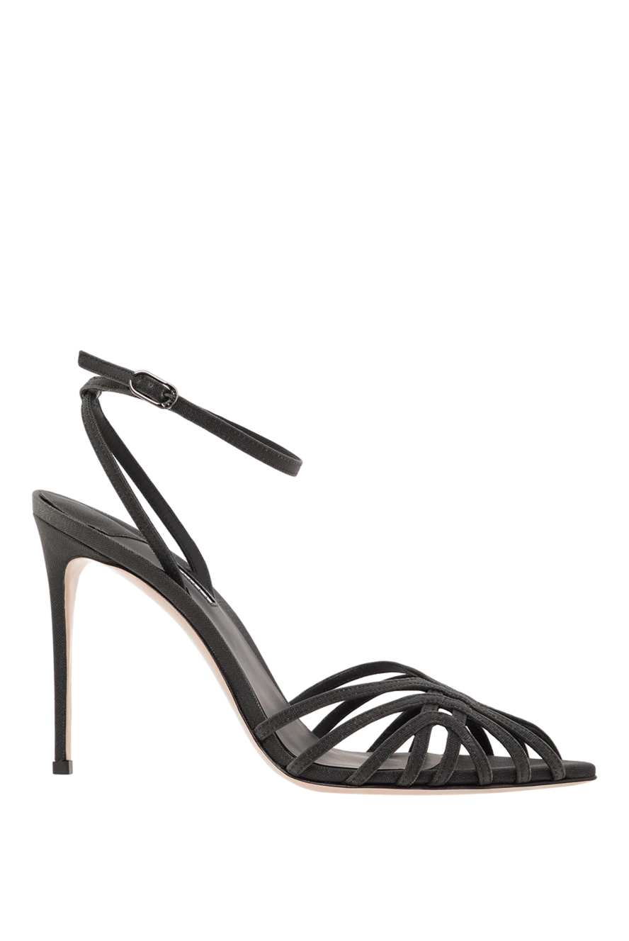 Le Silla черные босоножки embrace на высоком каблуке шпильке 187649 - фото 1