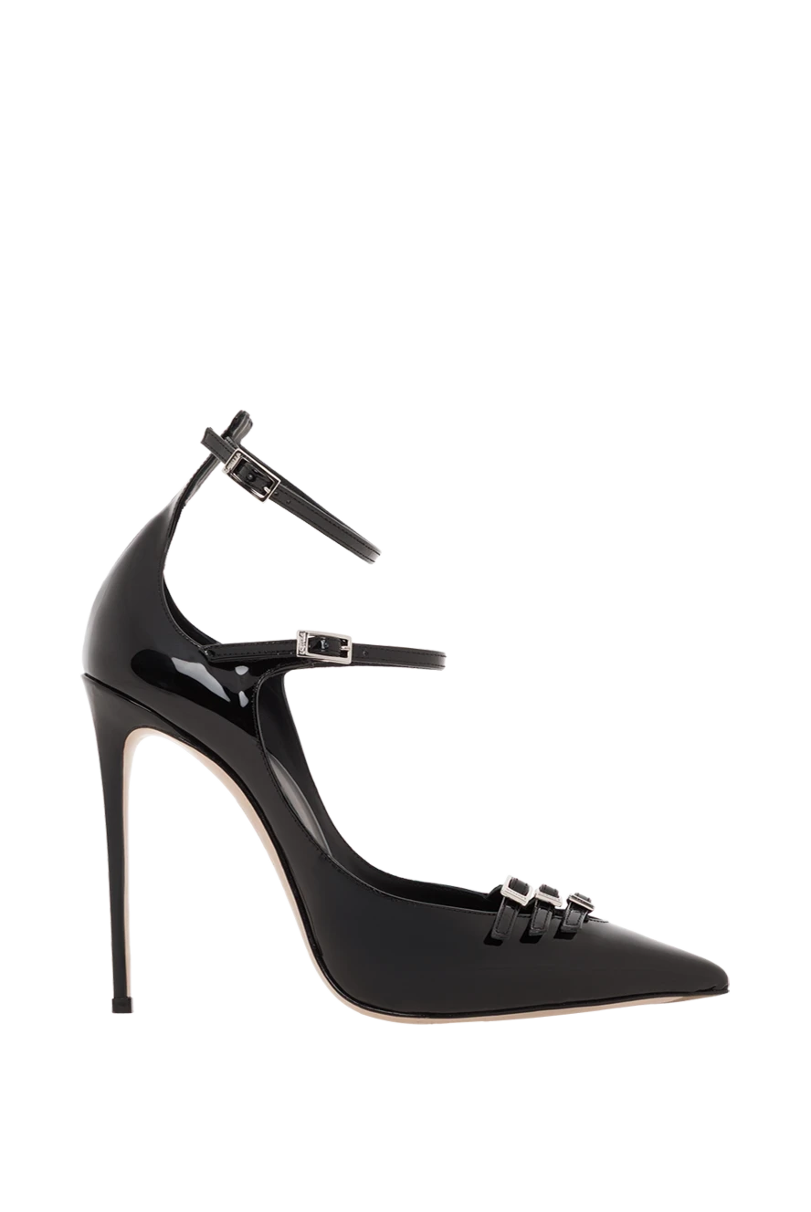 Le Silla қара патенттелген былғары morgana белдік сорғылары 187650 - фото 1