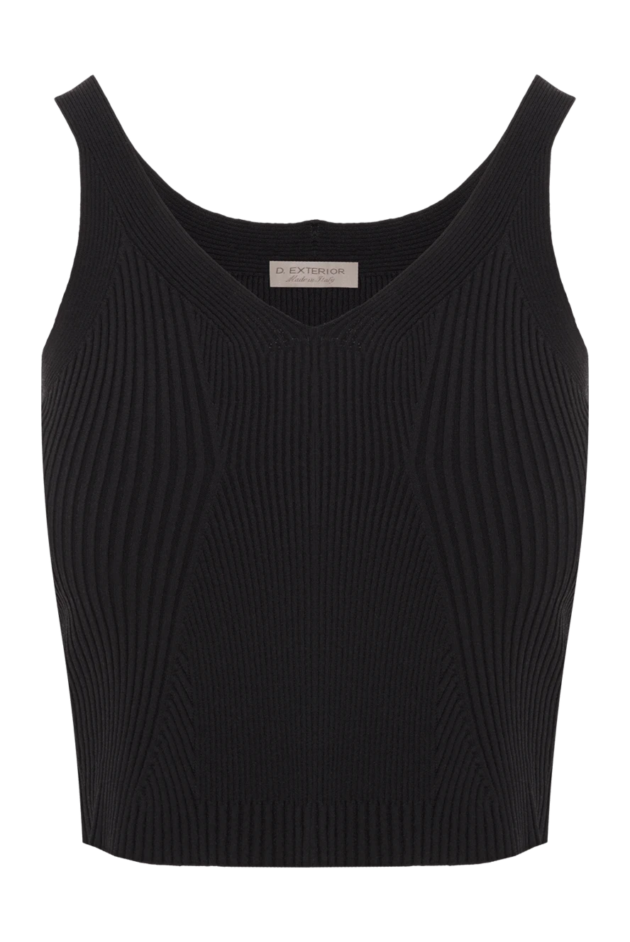 D.Exterior жұмсақ жейдеден жасалған текстуралы өрнекті қара трикотаж топ
187784 - фото 1