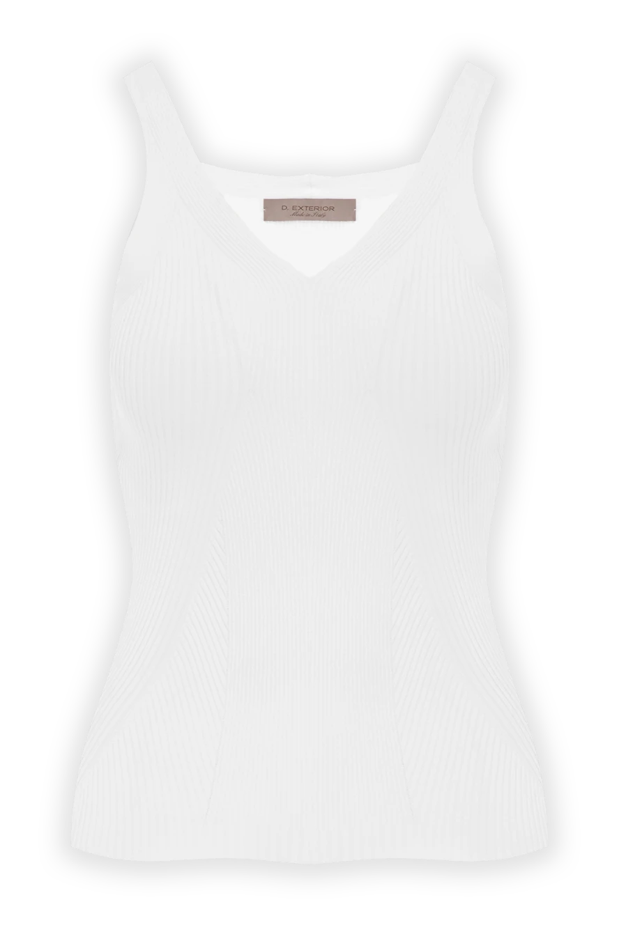 D.Exterior әйелдерге арналған ақ түсті трикотаж көйлек 187787 - фото 1