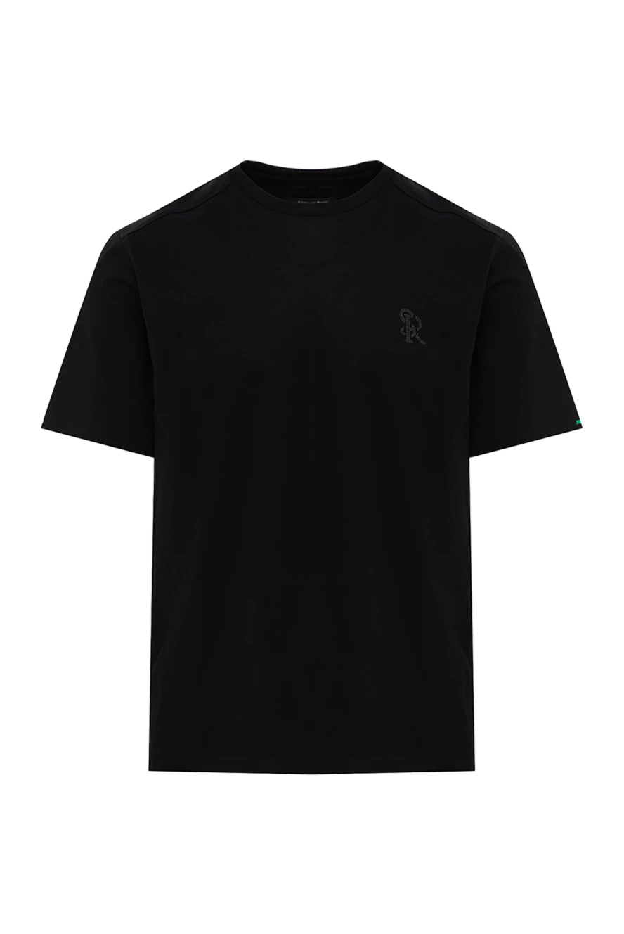 Stefano Ricci black cotton t-shirt with 3d logo 187845 - photo 1