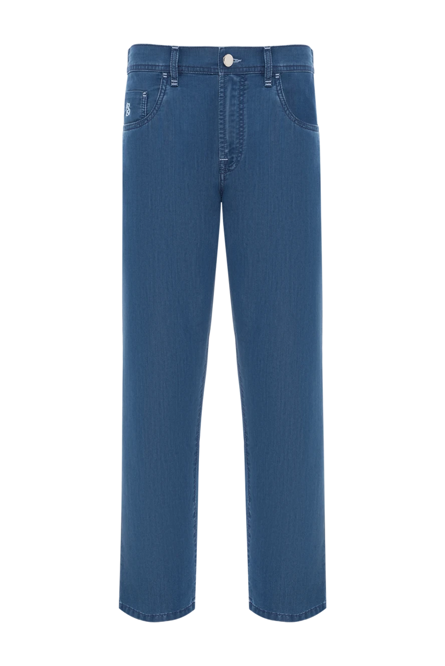 Scissor Scriptor ерлерге арналған constantino көк джинсы 187924 - фото 1