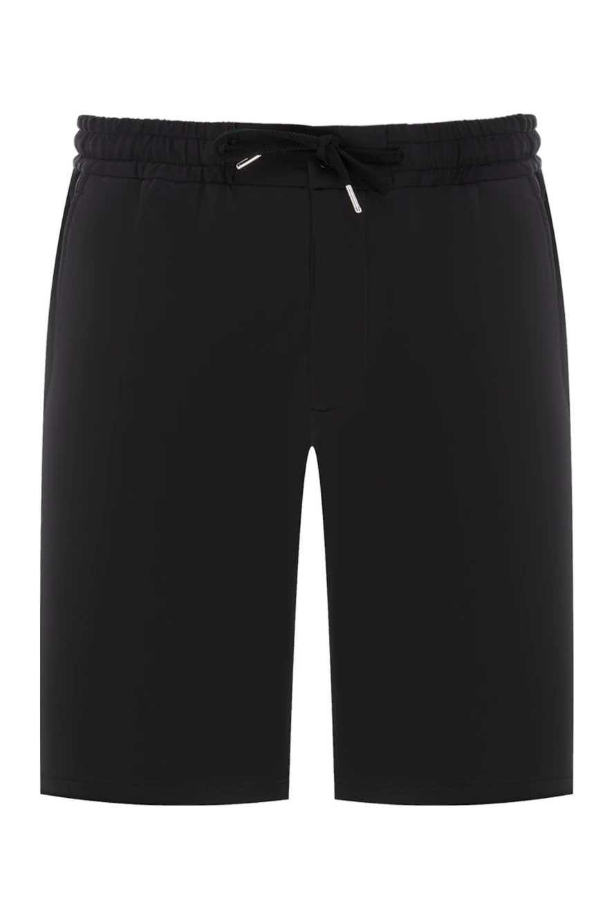 Cesare di Napoli белде серпімді белдеуі бар қара ерлерге арналған шорт 188018 - фото 1