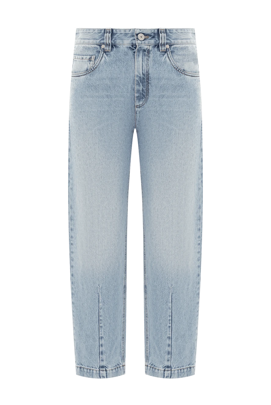 Brunello Cucinelli женские джинсы loose из плотного денима authentic 188036 - фото 1