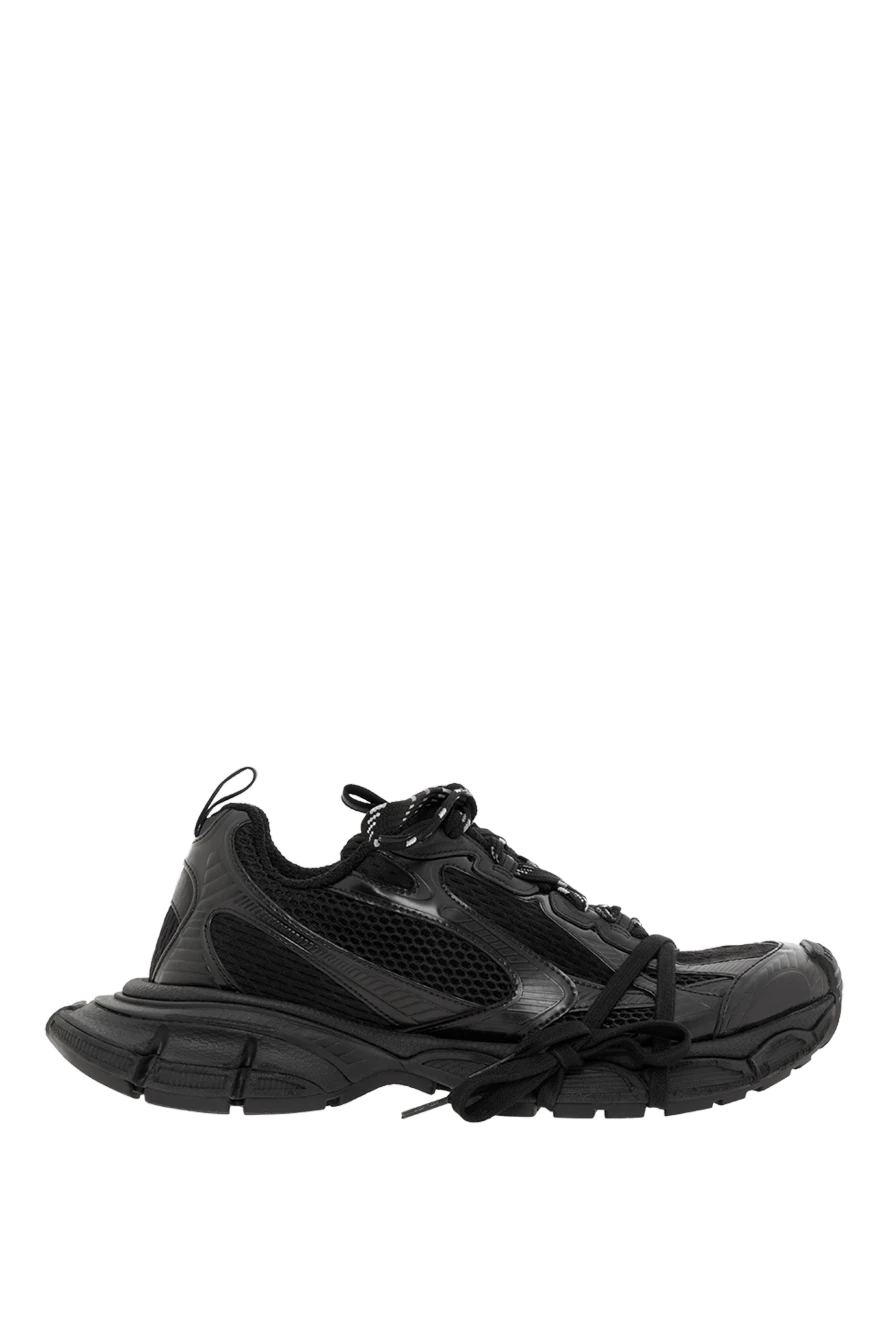 Balenciaga мужские кроссовки 3xl черного цвета с эффектом потертости 188133 - фото 1