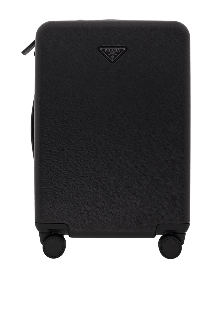 Prada чемодан на колесах с телескопической ручкой и логотипом 188156 - фото 1
