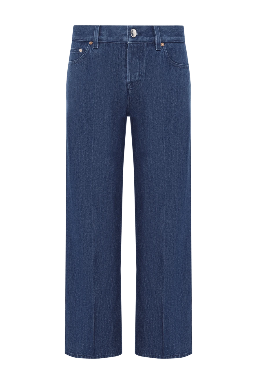 Gucci әйелдерге арналған түзу кесілген джинсы шалбар, көк 188174 - фото 1