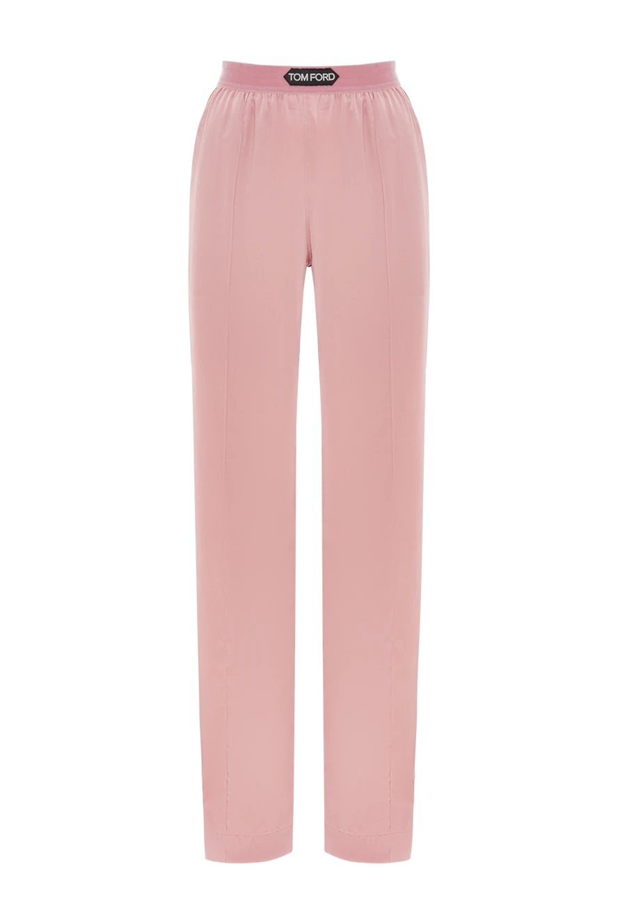 Tom Ford pink viscose trousers for women 188211 - photo 1
