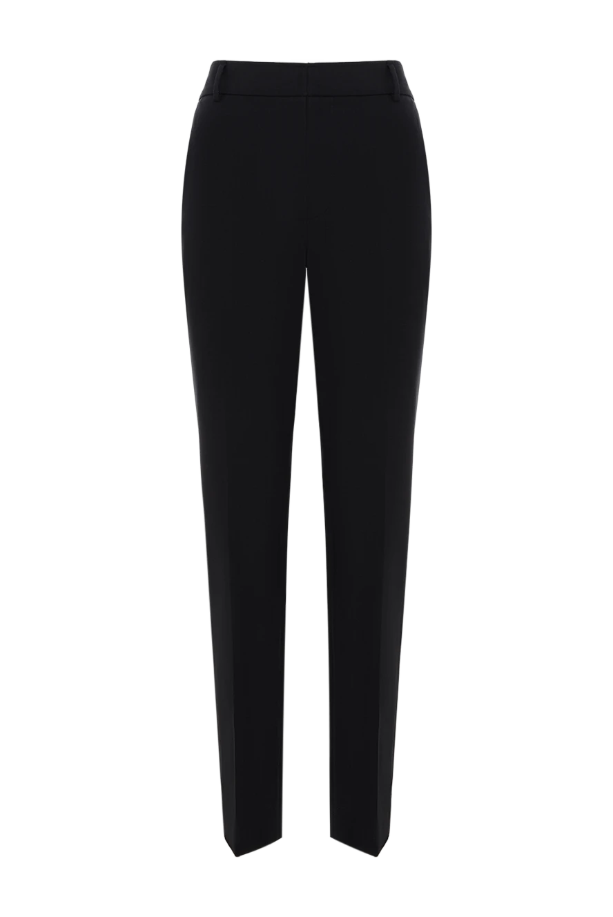 Brunello Cucinelli синие узкие брюки с цепочкой мониль женские 188332 - фото 1