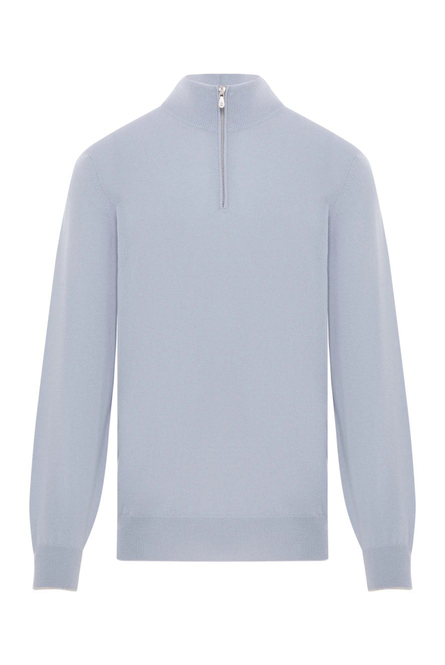 Brunello Cucinelli ашық көк түсті жартылай сыдырмалы кашемир тасбақалы шалбар 188764 - фото 1