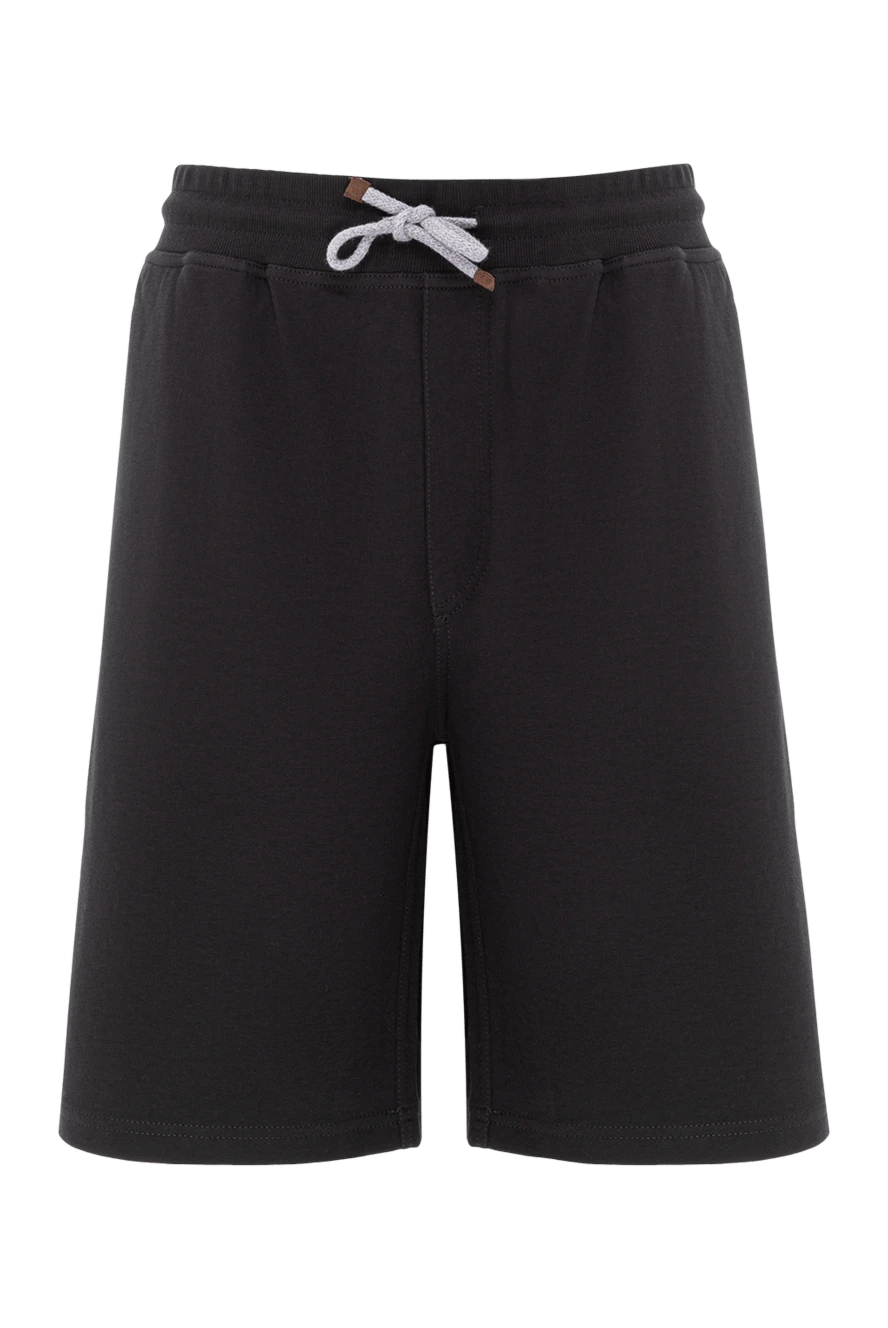 Brunello Cucinelli comfortable sports shorts made of thick black cotton
188790 - photo 1