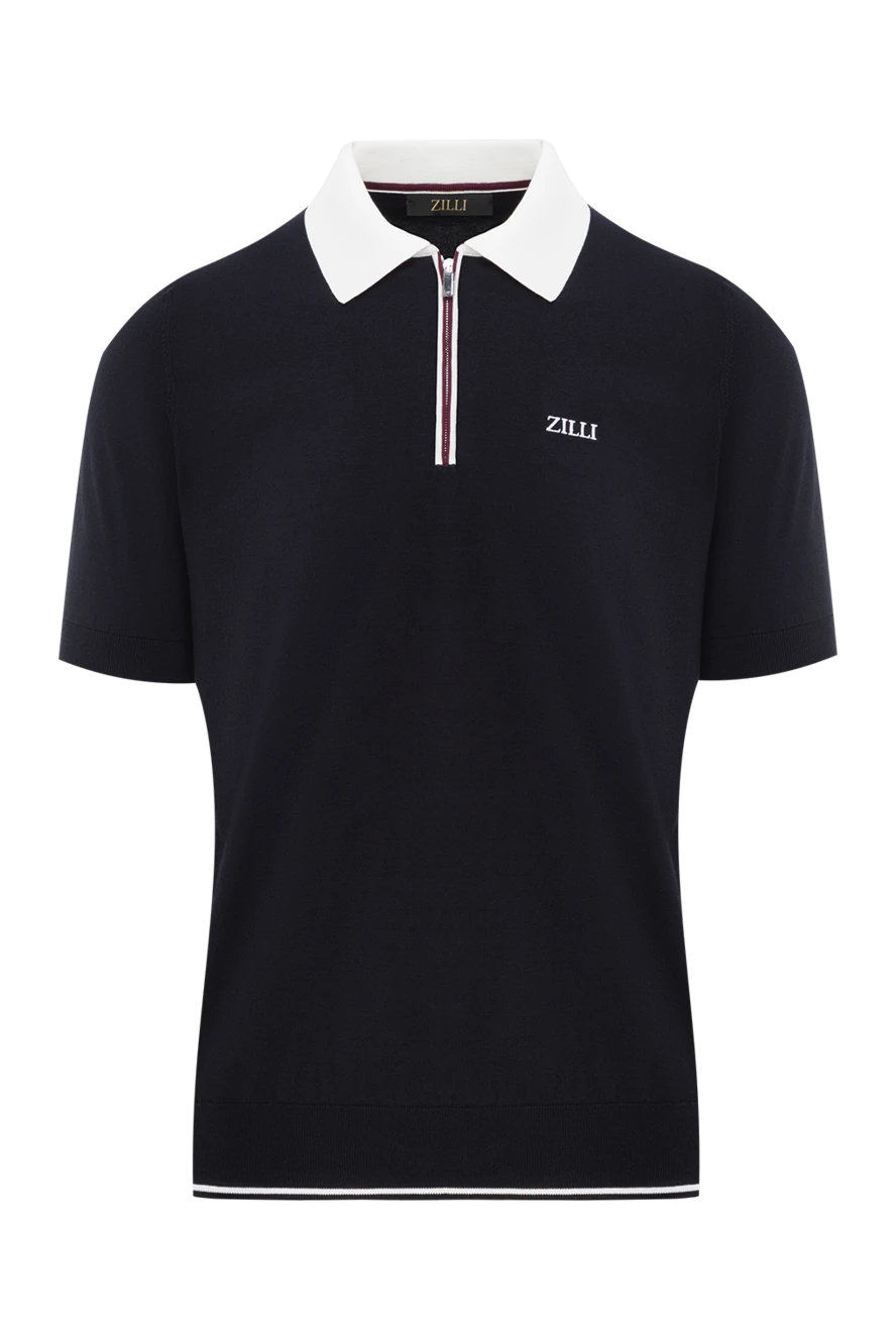 Zilli қою-көк zilli golf түсіндегі сыдырмасы бар поло
мақтадан жасалған 189014 - фото 1