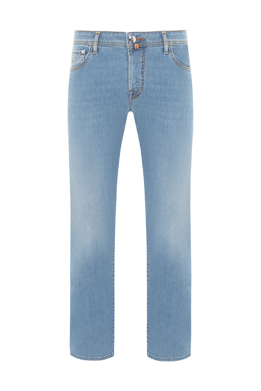 Jacob Cohen ерлерге арналған көгілдір мақта қоспасы қиын джинсы 189040 - фото 1