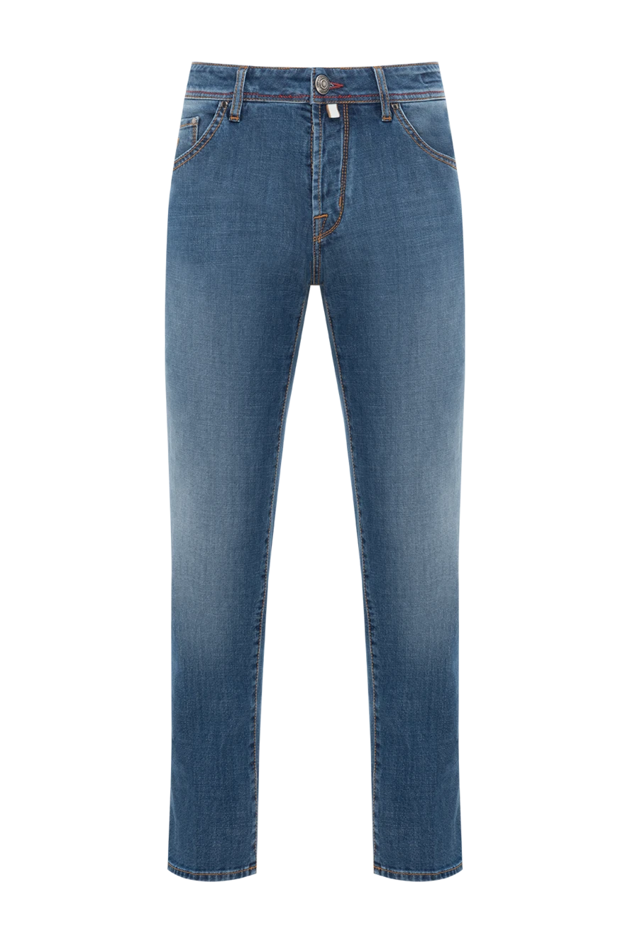 Jacob Cohen джинсы из эластичного денима с контрастной прострочкой и фирменной вышивкой
189045 - фото 1