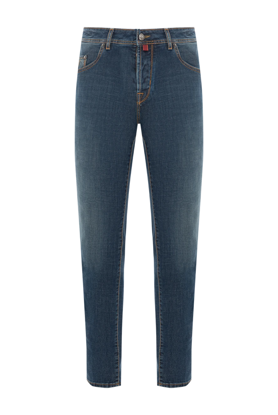 Jacob Cohen джинсы прямого кроя из мягкого хлопкового денима с эластичностью и фирменной прострочкой
189047 - фото 1