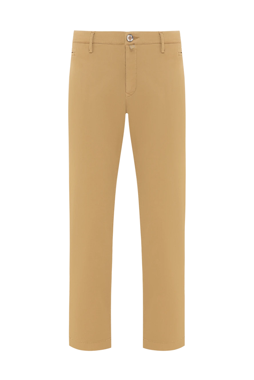 Jacob Cohen брюки-чиносы из эластичного хлопка и лиоцелла коричневые мужские 189061 - фото 1