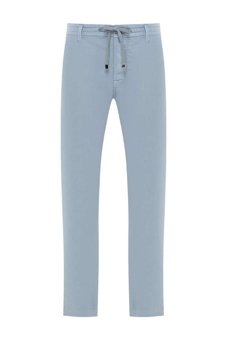 Jacob Cohen relaxed fit light blue trousers with waistband 189071 - photo 1