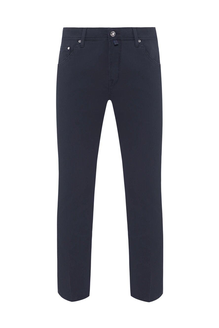 Jacob Cohen dark blue men's tapered jeans 189073 - photo 1