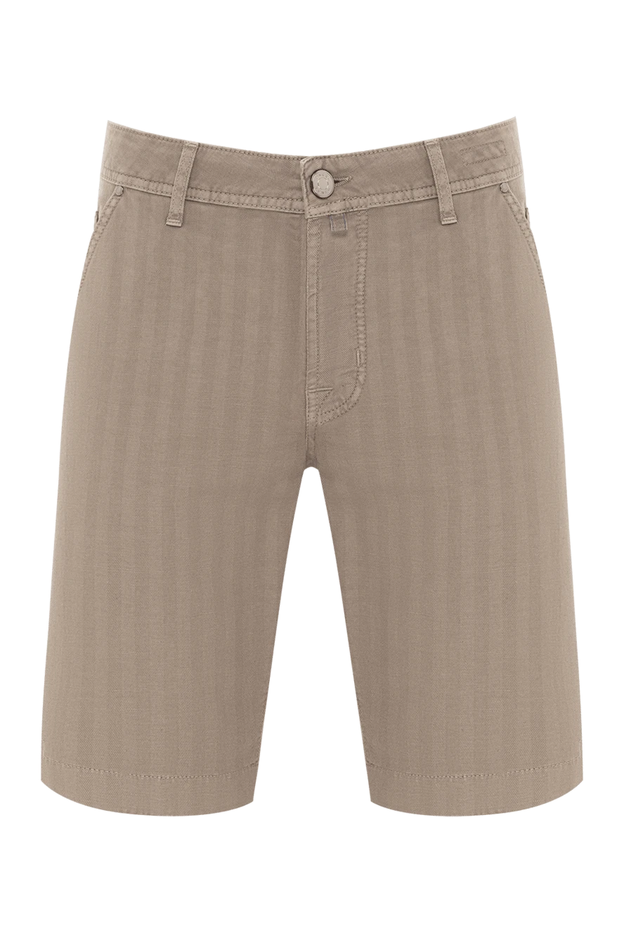 Jacob Cohen жолақты әсері бар классикалық кесілген бермуд шорттары 189078 - фото 1