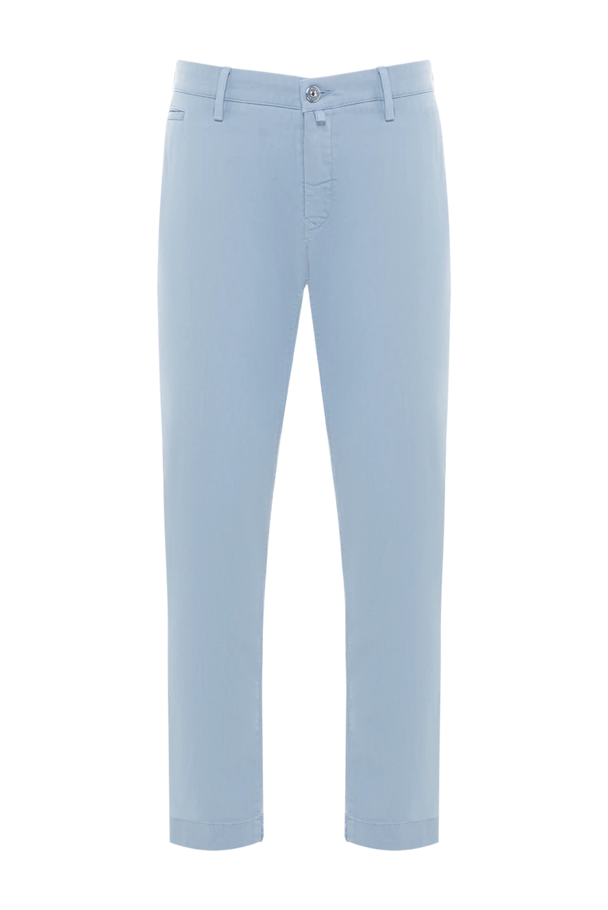 Jacob Cohen light blue stretch cotton lyocell chino trousers 189082 - photo 1