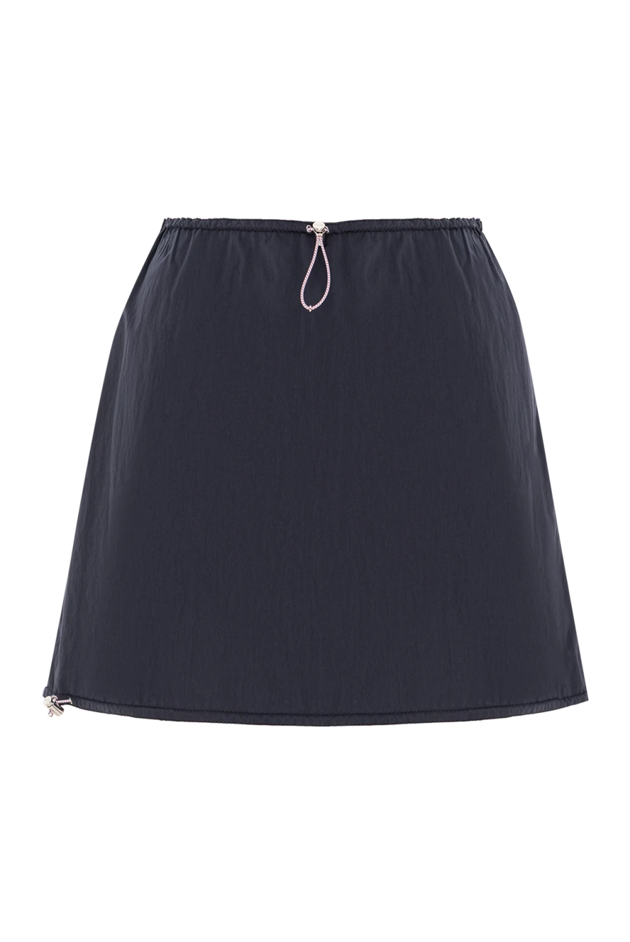 Prada әйелдерге арналған иірілген жіппен көк түсті юбка 189124 - фото 1