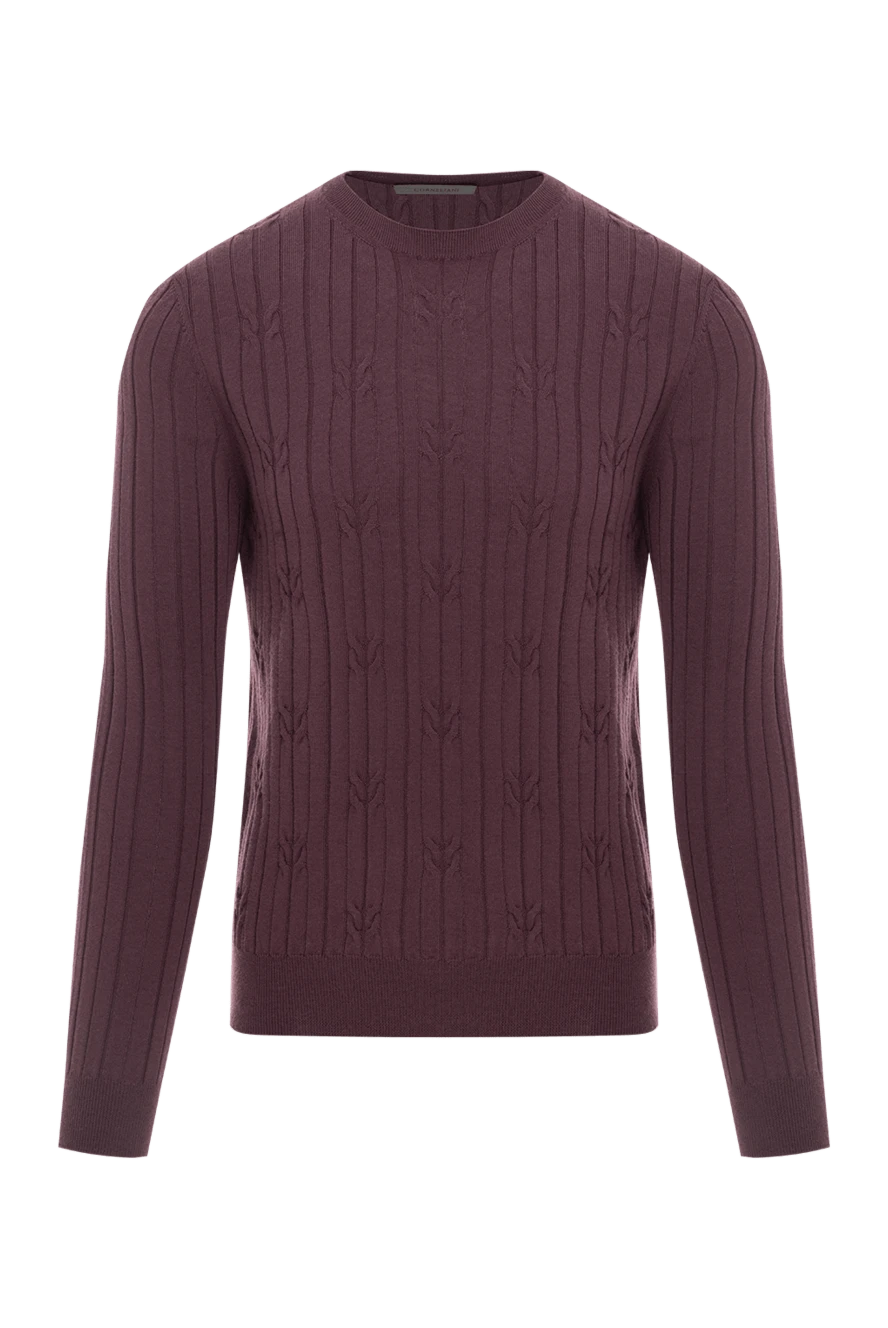 Corneliani текстуралы тоқылған бургундия жүнінен жасалған секіргіш
189152 - фото 1