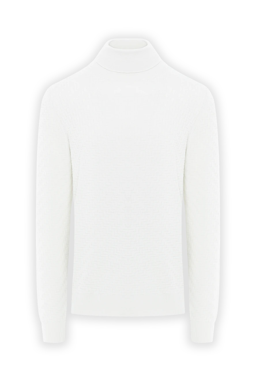 Corneliani ерлерге арналған ақ жүнді гольф 189169 - фото 1