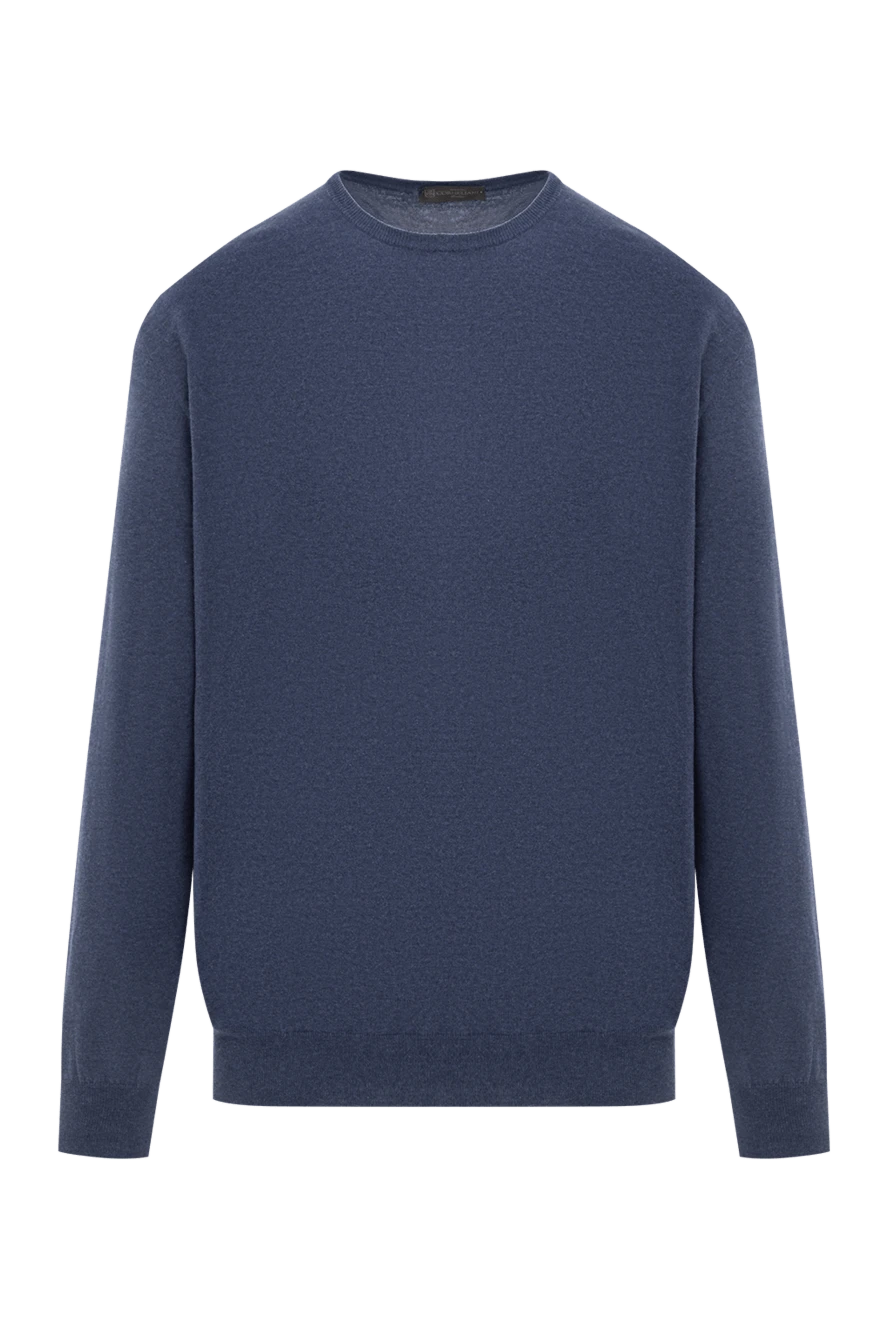Corneliani трикотажный джемпер мужской синего цвета из хлопка
189247 - фото 1