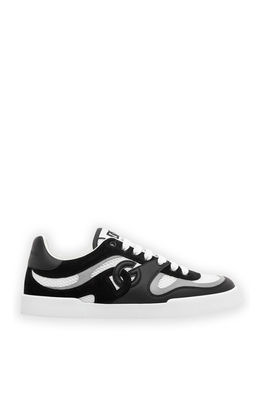 Dolce & Gabbana strobel portofino light logo calfskin sneakers 189281 - photo 1