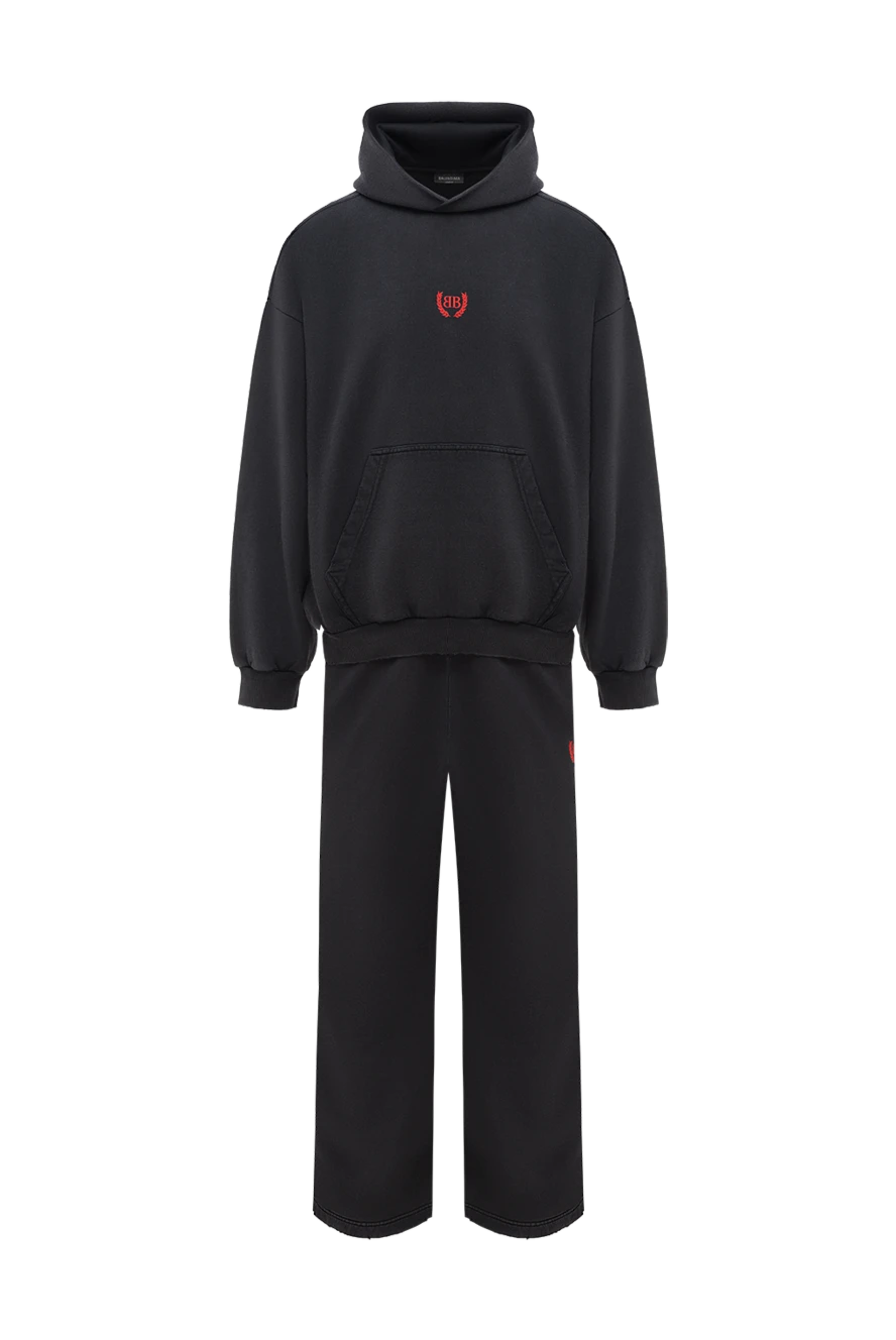 Balenciaga ерлерге арналған сұр шалбары бар laurel классикалық спорттық костюм 189286 - фото 1