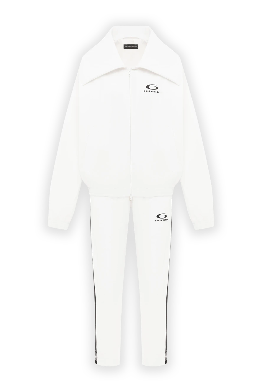 Balenciaga спортивный костюм dirty white белый с логотипом 189293 - фото 1