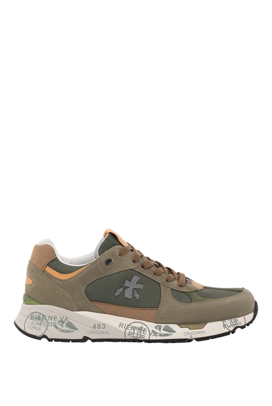 Premiata жасыл ерлер винтажды mase кроссовкалары 189387 - фото 1