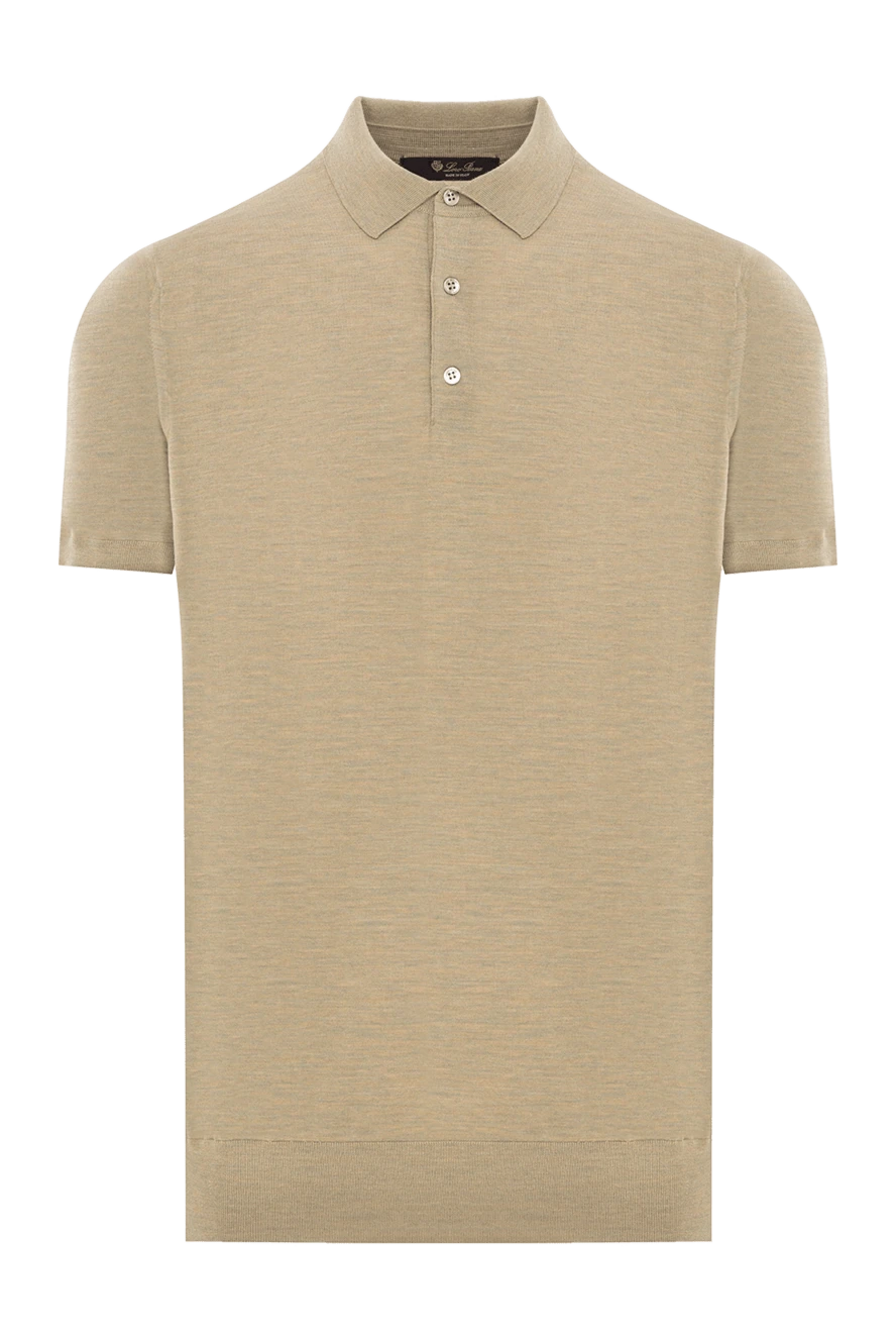 Loro Piana поло жейдесі жүннен жасалған жіп бежевый ерлерге арналған 189395 - фото 1