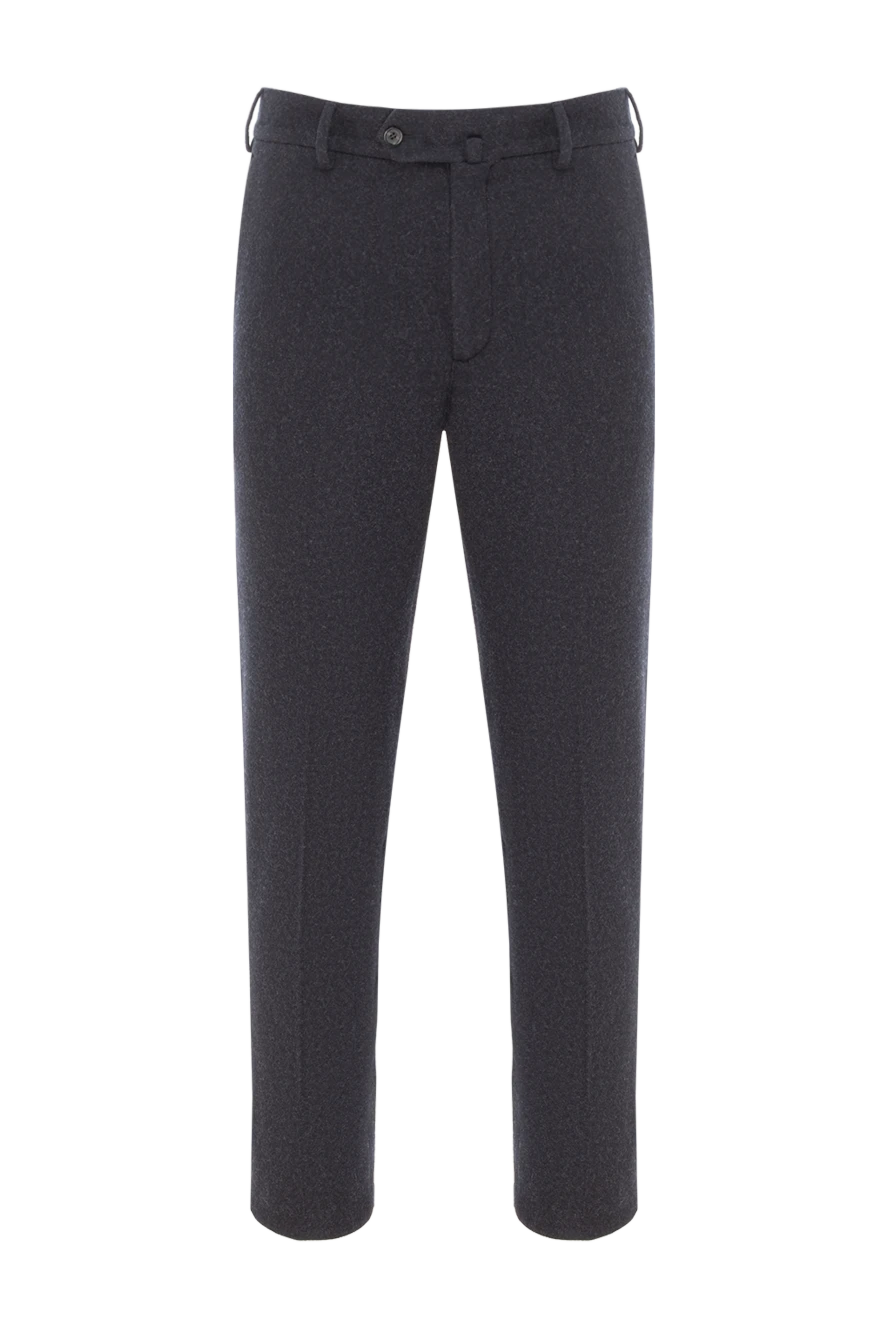 Loro Piana novalis classic trousers in double layer cashmere jersey blue 189399 - photo 1