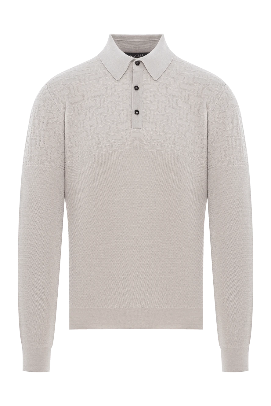 Zilli трикотажное поло с фактурным узором в фирменном стиле
189627 - фото 1