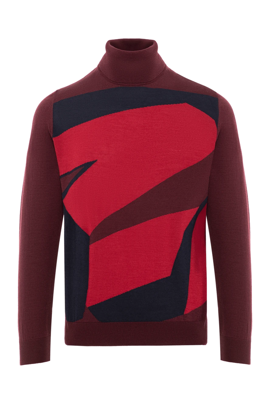 Zilli гольф из шерсти и шелка с графическим рисунком в огненной палитре
189633 - фото 1