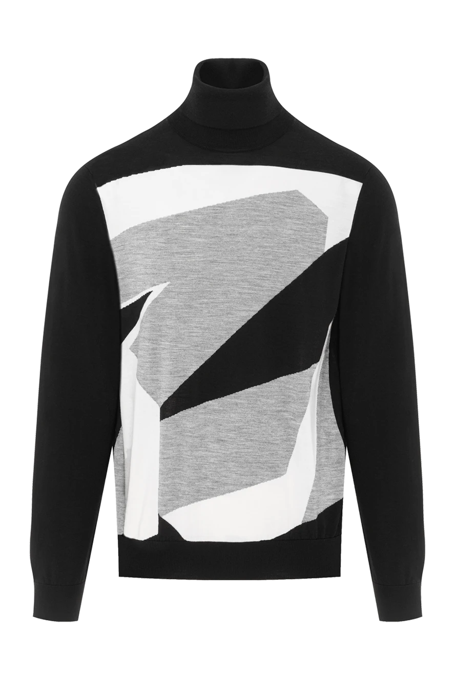 Zilli гольф с абстрактным орнаментом в чёрно-белой гамме
189634 - фото 1