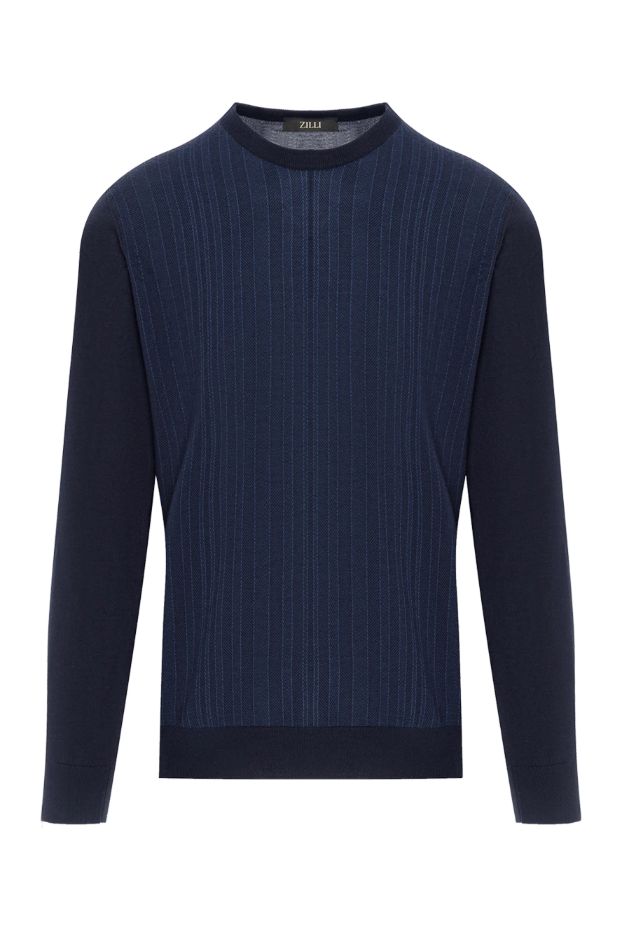 Zilli трикотажный свитер с фактурной вязкой в полоску и гладкими рукавами
189639 - фото 1